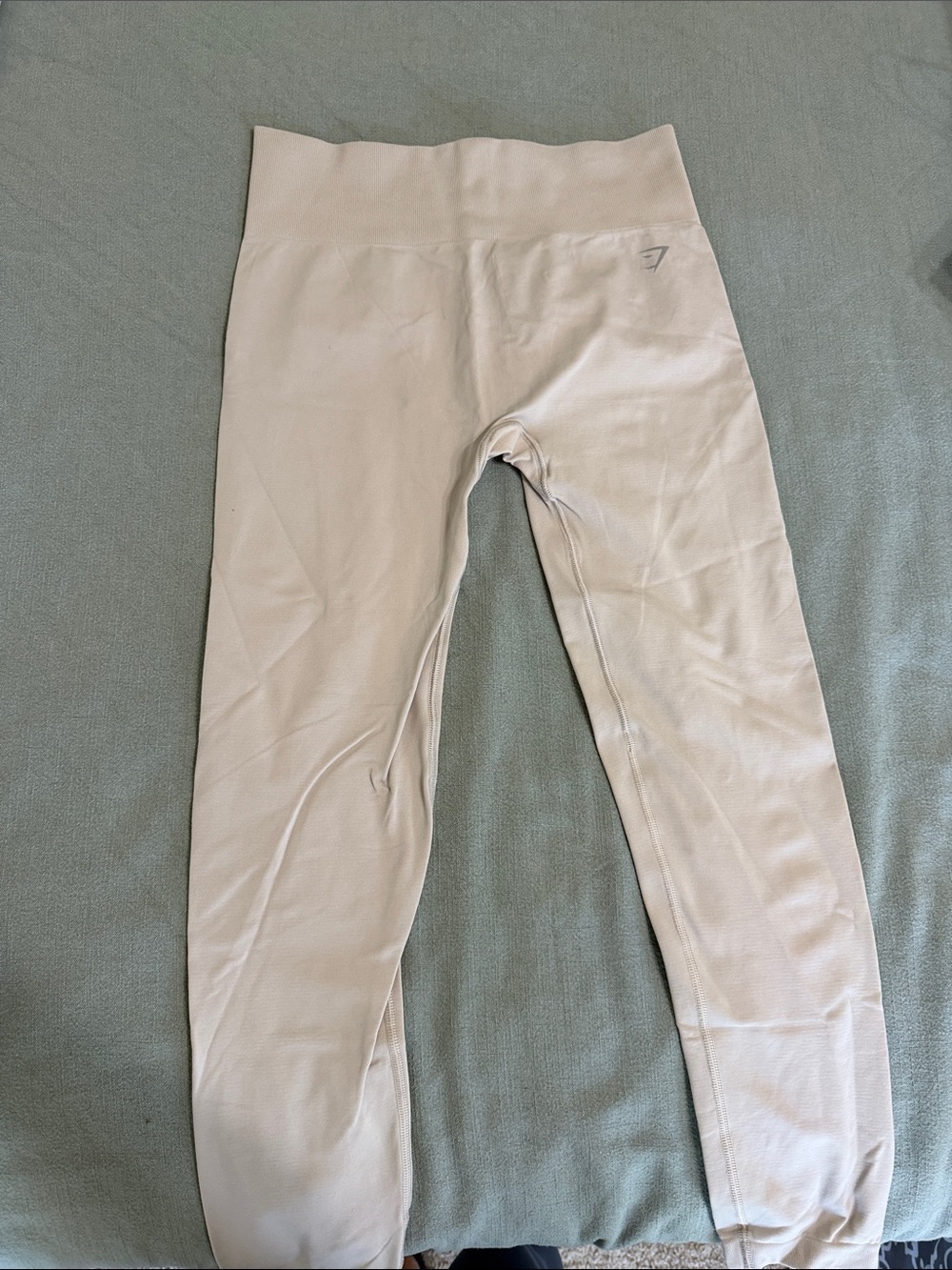 Gymshark Cream High-Waist Leggings
